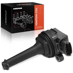 A-Premium Ignition Coil Compatible with Volvo Vehicles - 2.3L 2.4L 2.5L 2.8L 2.9L - C70 1999-2005, S60 2001-2005, S70 1999-2000, S80 1999-2006, V70 1999-2007, XC70 XC90 2003-2006