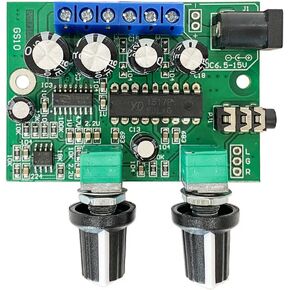 Digital 2.1 Channel Subwoofer Amplifier Board 6W+6W+25W Pure Bass, Mini DC12V-15V TDA1517P HiFi Stereo Audio Power Amplifier Dual Channel Amp Module for Store Home Theater Speakers, Car Audio Speaker