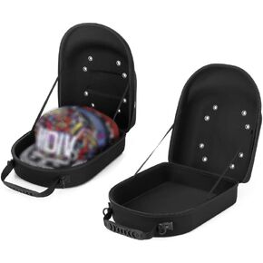 NEPPT قبعة حالة السفر قبعات البيسبول تخزين الناقل القبعات المنظم مربع الكرة قبعة حقيبة حامل حقيبة حمل مع حزام الكتف للرجال والنساء (غطاء الناقل 2-6) in Kuwait