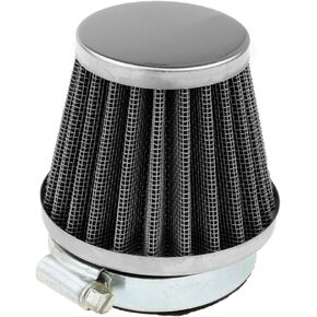 HIAORS 48mm to 50mm Air Intake Filter Cleaner Compatible with Honda CB 250 Yamaha DT250 DT250MX Suzuki GS250 GS250T Kawasaki Ninja 250 300 Sport Motorcycle ATV Scooters Moped Red