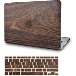 Compatible with MacBook AIR 15 inch Case Cover 2023 Release M2 A2941 Protective Plastic Hard Shell + Keyboard Cover (Walnut Wood), WW-AIR15-KC