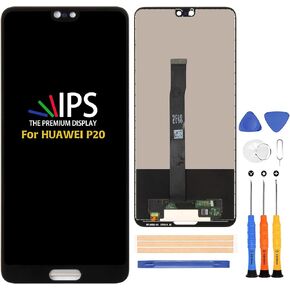 for Huawei P20 Original LCD Screen Replacement Touch Screen Digitizer LCD Display Full Assembly Repair Kits(Black)