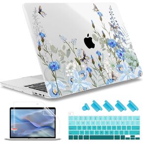 May Chen متوافق مع حافظة MacBook Pro مقاس 16 بوصة إصدار 2020 2019 A2141 مع شريط اللمس ومعرف اللمس، حافظة بلاستيكية صلبة مع غطاء لوحة مفاتيح + واقي شاشة، تقليدي in Kuwait