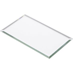 Plymor Rectangle 3mm Beveled Glass Mirror, 3 inch x 5 inch