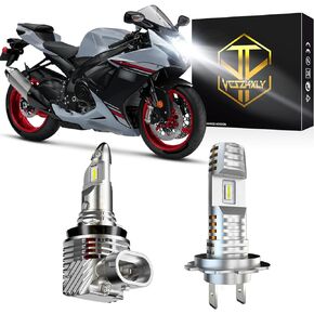 Compatible for 2006-2007 2011-2020 Suzuki GSXR 600 750 LED Headlights, H7 H11 LED Headlight Bulbs High and Low Beam, 6000K Bright White, Plug N Play, 2-Pack