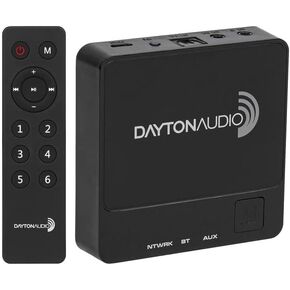 Dayton Audio WBA51 Bluetooth and Network Audio Receiver with IR Remote