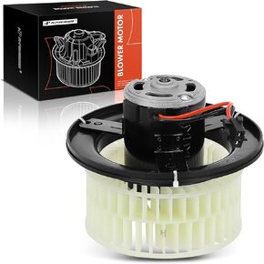 A-Premium HVAC Heater Blower Motor Assembly Compatible with Freightliner Vehicles - Century Class 1996-2002, Columbia 2000-2002, FLD112/FLD120 1998 - Front Side, Replace# BM00114C, 85103394