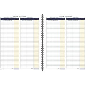 Adams Bookkeeping Record Book, Monthly Format, 8.5 x 11 Inches, White (AFR71) (2-Pack) in Kuwait