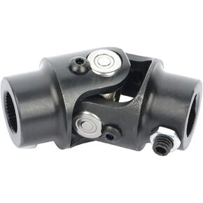 ECCPP 3/4-36 Spline X 3/4" DD Steering Universal joints black single U-Joint Shaft