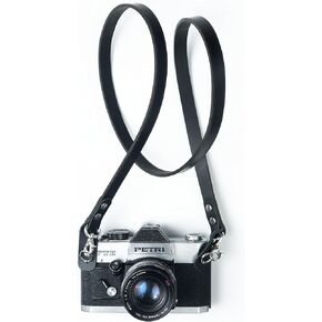 حزام كاميرا من الجلد المدبوغ بالخضروات | حزام كتف للرقبة لكاميرا فيلم Fujifilm Olympus Lecia SLR بدون مرآة in Kuwait