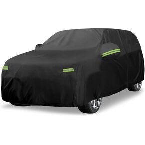 uxcell Waterproof Car Cover for Toyota 4Runner 2002-2023 210D Oxford Cloth Outdoor Full Car Cover All Weather Windproof Sun Rain Protection with Door Zipper