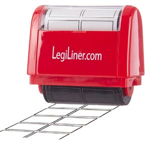 ختم المعلم ذاتي التحبير من LegiLiner - صناديق الكتابة اليدوية OT - 10 إطارات للرياضيات