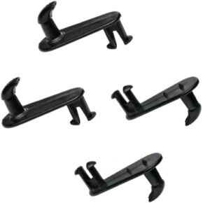 4 CAR MAT Fixing Clips Floor Carpet Clips Fixing Hooks for Toyota Lexus Black