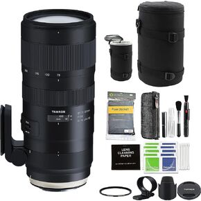 Tamron SP 70-200mm F/2.8 Di VC G2 Lens for Canon EF Digital SLR Camera (Tamron 6 Year Limited USA Warranty) Bundle Advanced Accessory and Travel Bundle | Tamron 70-200 mm Lens