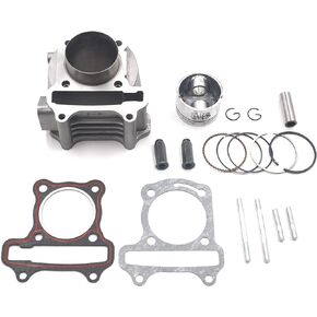 80cc Big Bore 47mm Cylinder Rebuild Kit for GY6 49cc 50cc ATV Scooter Moped with 139QMA 139QMB Engine