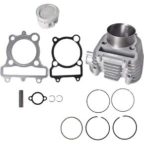 Cylinder Piston Gasket Top End Kit Set Replacement for Yamaha Timberwolf YFB250 250 4BD-11310-01-00 1992-2000