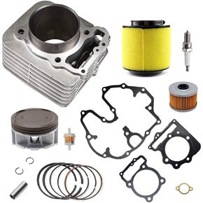 NewJ's 85mm 400cc Big Bore Cylinder Piston Rings Top End Kit Fit for Honda TRX400EX TRX 400EX 1999-2008