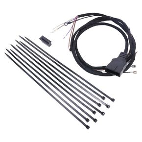 ZTUOAUMA 11-Pin 3-Plug Plow Side Light Wiring Harness with Dust Cover and Strap Tie 26347 26377 Compatible with Western SnowEx Plows Fisher Blizzard Snow Plows
