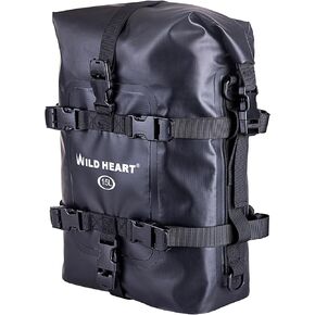 WILD HEART Waterproof Motorcycle Dry Bag Crash Bar Bags Motorcycle Bag used as Motorcycle Luggage Sissy Bar Back Seat Saddle Rack Rear Fender Pouch Dirt Bike Gear Side Tool Bag Pack for moto ATV