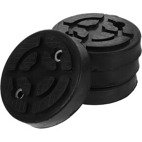 4pcs Lift Rubber Mat Car Jack Pad Elevator Brackets Auto Tools Car Jack Stand 2 Post Lift Rubber Jack Pad Rubber Black Jack Pad Tool Lifting Pad Rubber Jack Pads Lifting Floor
