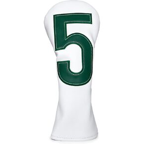 Large Number Golf Headcovers for Driver, 3, 5 Woods and Hybrids - 6 Options for Different Needs, fits for All Brand (Golf Driver Headcover, 3/5 Wood Cover, Hybrid Cover)
