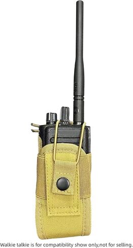 Walkie Talkie Pounch Two Way Radio Holster Holder Case Universal Carrier Bag (Tan) in Saudi Arabia
