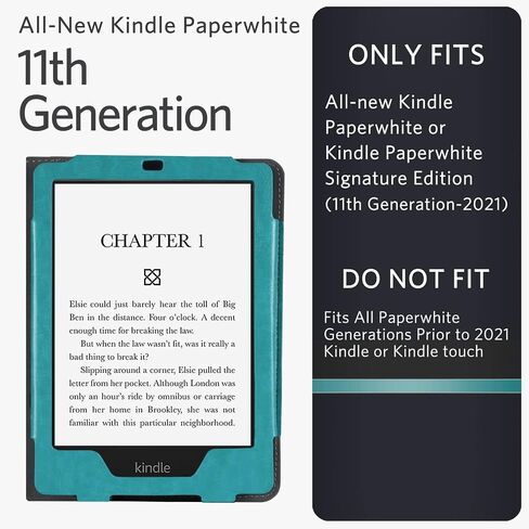 حافظة CoBak لجهاز Kindle Paperwhite - غطاء جلد PU جديد تمامًا مع ميزة التنبيه التلقائي للنوم لجهاز Kindle Paperwhite Signature Edition وKindle Paperwhite الجيل الحادي عشر 2021 in Saudi Arabia