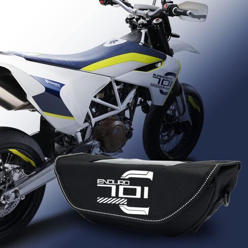 Motorcycle Handlebar Bag for 701 SUPERMOTO & ENDURO, Touch Screen Motorcycle Fork Bag, Waterproof and Dustproof High Capacity Motorcycle Travel Bag in Saudi Arabia