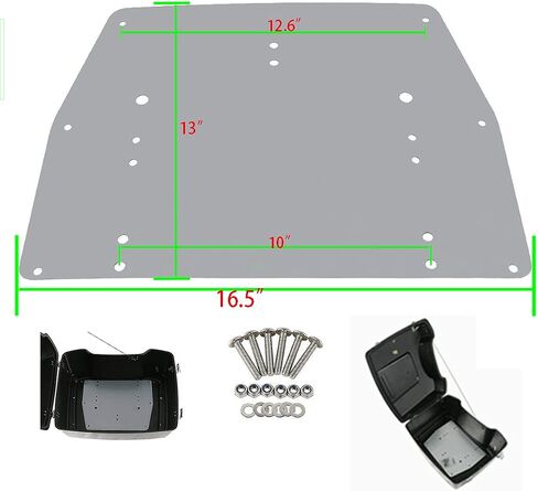 Tour Pack Pack Trunk Base Plate Inner Reinforcement Metal Plate Fit for Harley Davidson Touring Models FLT FLHT FLHTCU FLHRC Road King Street Glide Road Glide Electra Glide Ultra-Classic 1993-2013 in Saudi Arabia