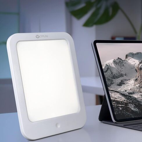 OttLite ClearSun LED Light Therapy Lamp – Depression Light to Improve Mood, Sleep & Winter Blues, UV Free Safe Light, 3 Intensity Levels, Touch Activated Controls in Saudi Arabia