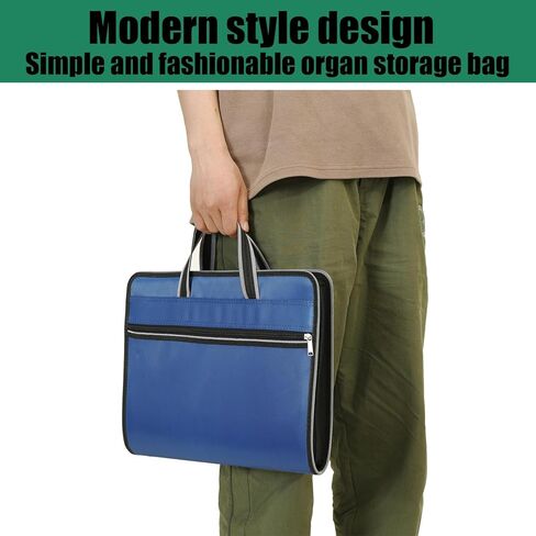 مجلد ملفات قابل للتوسيع بمقبض، منظم ملفات الأكورديون 13 جيبًا مع سحاب وملصقات، منظم ملفات قماش مقاوم للماء، حافظة ملفات الأكورديون لحجم الحروف/ورق A4 in Kuwait