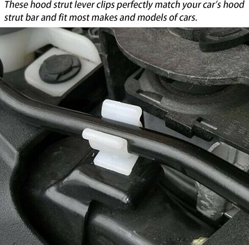 30 PCS Hood Prop Rod Holder Clip, Car Engine Hood Support Prop Rod Grommet Clips, Auto Decorative Accessories, Compatible with 91503-SS0-003, Fit for Most Cars Automobile Bracket in Saudi Arabia