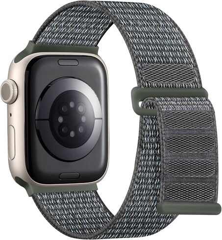 Lenrao Sport Loop Compatible with Apple Watch Bands for Women Men 40mm 41mm 42mm 38mm, Soft Breathable Nylon Wrist Straps for iWatch Bands Series 11/10/9/8/7/6/5/4 SE 3/2/1 Plum in Kuwait