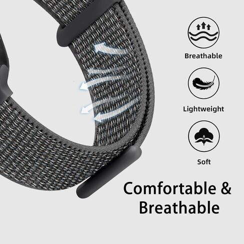 Lenrao Sport Loop Compatible with Apple Watch Bands for Women Men 40mm 41mm 42mm 38mm, Soft Breathable Nylon Wrist Straps for iWatch Bands Series 11/10/9/8/7/6/5/4 SE 3/2/1 Plum in Kuwait