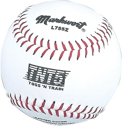 كرة بيسبول للتدريب بمحيط Markwort Toss 'n Train TNT صغيرة مقاس 7 1/2 بوصة - عبوة من 12 قطعة in Kuwait