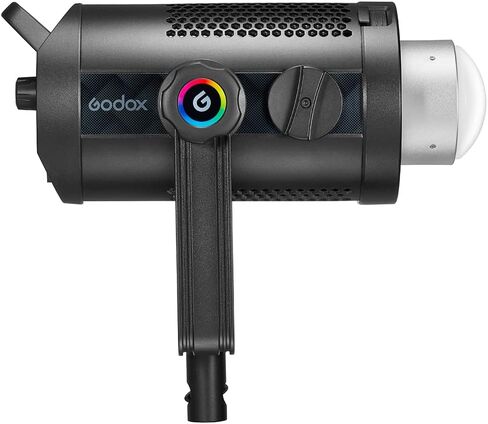 Godox SZ150R RGB Video Light, 150W LED Light 2800-6500K Full Color, 37 Lighting Effects, APP Control/DMX Control, with Carry Bag + BD-04 Barn Door in Saudi Arabia
