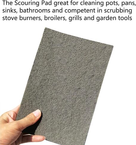 Premium 10 Pack 6" x 9" General Purpose Scuff Pads - Scuffing, Scouring, Sanding, Paint Primer Prep Adhesion Scratch - Surface Preparation Automotive Car Auto Body Woodworking Wood (Brown + Grey) in Kuwait