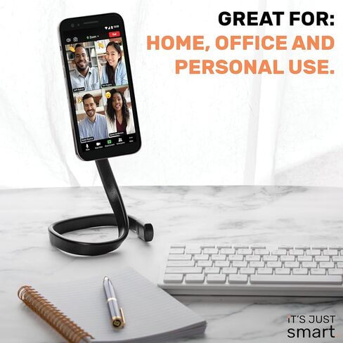 حامل هاتف مغناطيسي مرن وذكي، MagSafe عالمي لهاتف iPhone 12، 13، 14، 15، حامل هاتف خلوي محمول وعصا سيلفي، حامل قابل للتعديل لجانب السرير، سطح الطاولة، الدراجات، وعربات الأطفال in Kuwait