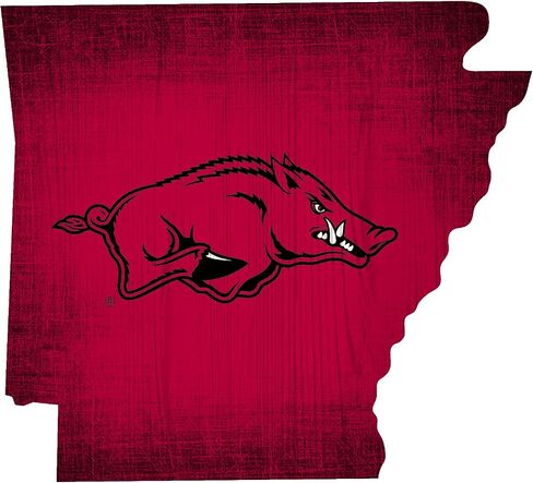 شعار فريق Fan Creations Arkansas Razorbacks مقاس 12 بوصة in Saudi Arabia