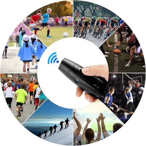 Electronic Whistle Rechargeable for Referees Coaches Teachers Electric Whistle Handheld Blowless Whistles with Lanyard for Outdoor Games Sports Emergency Pet 4 Tones High Volume USB Charging, Black in Saudi Arabia