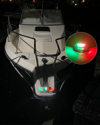Keiurot 31MM Festoon Led Boat Navigation Lights Marine LED Navigation Light Boat LED القوس ضوء مرساة ضوء الصاري ضوء الصاري 12 فولت أضواء قارب LED بيضاء، حزمة من 2 in Kuwait