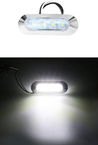 Marine Boat Lights, Utility Led Interior Lights Boat Deck Courtesy Cockpit Decoration Light, Waterproof Boat Navigation Lights for Yacht Fishing Pontoon Kayak Sailboat 12V 24V,6Pcs in Saudi Arabia