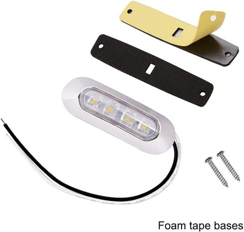 Marine Boat Lights, Utility Led Interior Lights Boat Deck Courtesy Cockpit Decoration Light, Waterproof Boat Navigation Lights for Yacht Fishing Pontoon Kayak Sailboat 12V 24V,6Pcs in Saudi Arabia