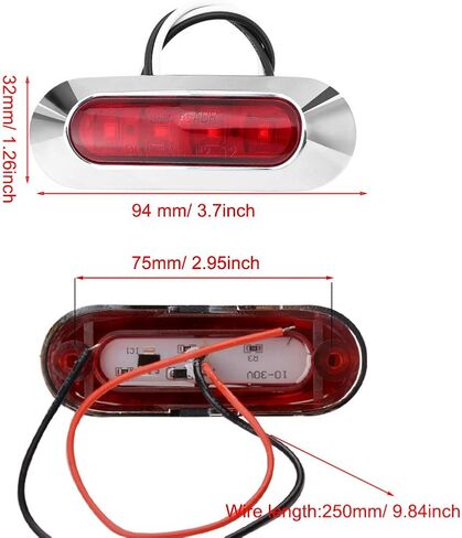 Marine Boat Lights, Utility Led Interior Lights Boat Deck Courtesy Cockpit Decoration Light, Waterproof Boat Navigation Lights for Yacht Fishing Pontoon Kayak Sailboat 12V 24V,6Pcs in Saudi Arabia