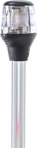 Attwood 7202-P-7 ضوء Lightarmor قابل للطي 20 بوصة متوهج 3 ميل بحري/مصباح مرساة، فضي، مقاس واحد in Saudi Arabia