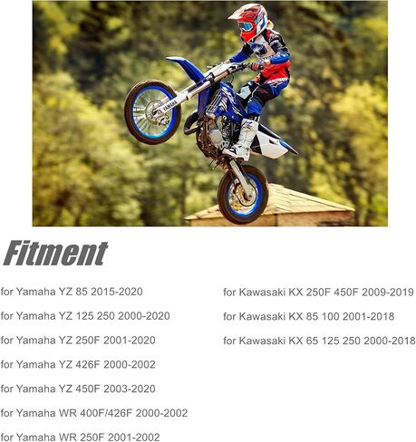 رافعة قابض المقود، مقبض يسار قابل للتعديل متوافق مع Yamaha YZ 85 125 250 250F 426F 450F WR 250F 400F 426F Kawasaki KX 65 85 100 125 250 250F 450F (أزرق) in Saudi Arabia