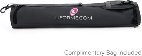 Liforme Yoga Pad - Free Yoga Bag Included - Patented Alignment System, Warrior-like Grip, Non-slip, Eco-friendly and biodegradable, 4.2mm thick pad for knee, elbow and hand support during Yoga in Saudi Arabia