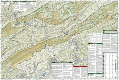 Blacksburg, New River Valley [George Washington and Jefferson National Forests] (National Geographic Trails Illustrated Map) (National Geographic Trails Illustrated Map, 787) in Saudi Arabia