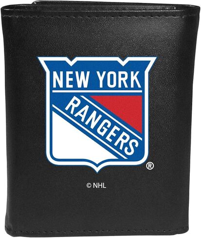 Siskiyou Sports NHL Unisex Leather Tri-fold Wallet, Large Logo in Saudi Arabia