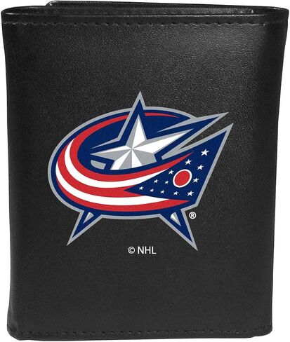 Siskiyou Sports NHL Unisex Leather Tri-fold Wallet, Large Logo in Saudi Arabia